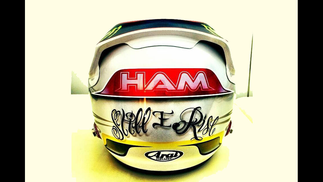 Lewis Hamilton Helm - GP Australien 2014