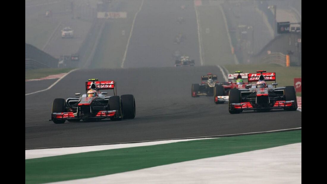 Lewis Hamilton - Jenson Button  - Formel 1 - GP Indien - 28. Oktober 2012