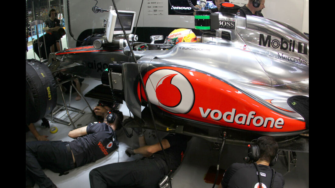 Lewis Hamilton McLaren GP Singapur 2011