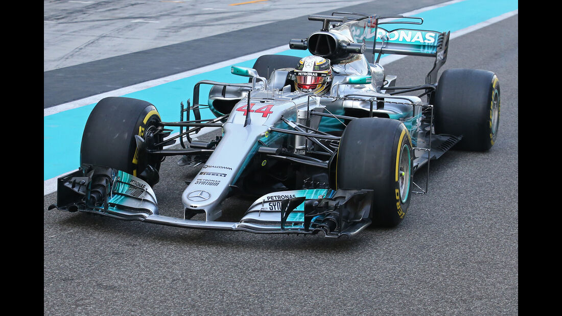 Lewis Hamilton - Mercedes - Abu Dhabi - Test 1 - 28. November 2017