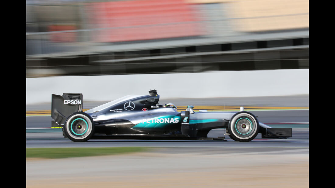 Lewis Hamilton - Mercedes - Barcelona - Formel 1-Test - 1. März 2016