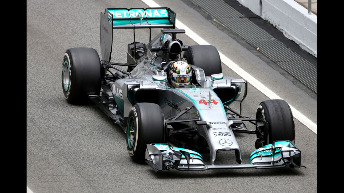 Lewis Hamilton - Mercedes - F1 Test Barcelona (1) - 13. Mai 2014