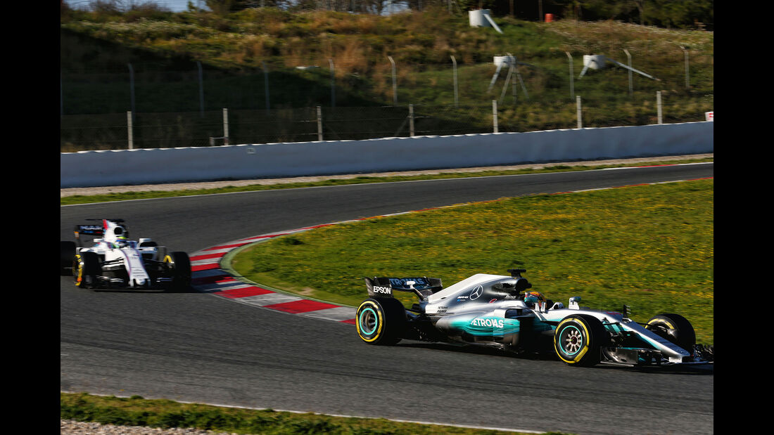 Lewis Hamilton - Mercedes - F1-Test - Barcelona - 27. Februar 2017