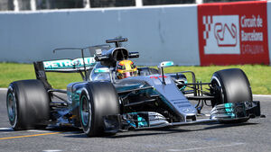 Lewis Hamilton - Mercedes - F1-Test - Barcelona - 27. Februar 2017