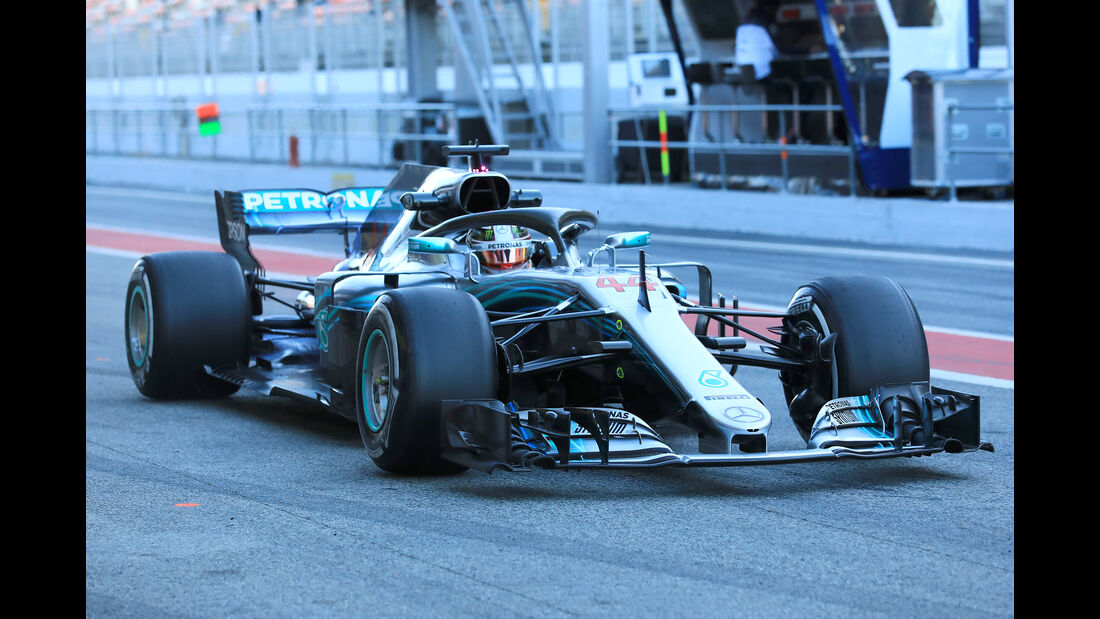 Lewis Hamilton - Mercedes - F1-Test - Barcelona - Tag 5 - 6. März 2018