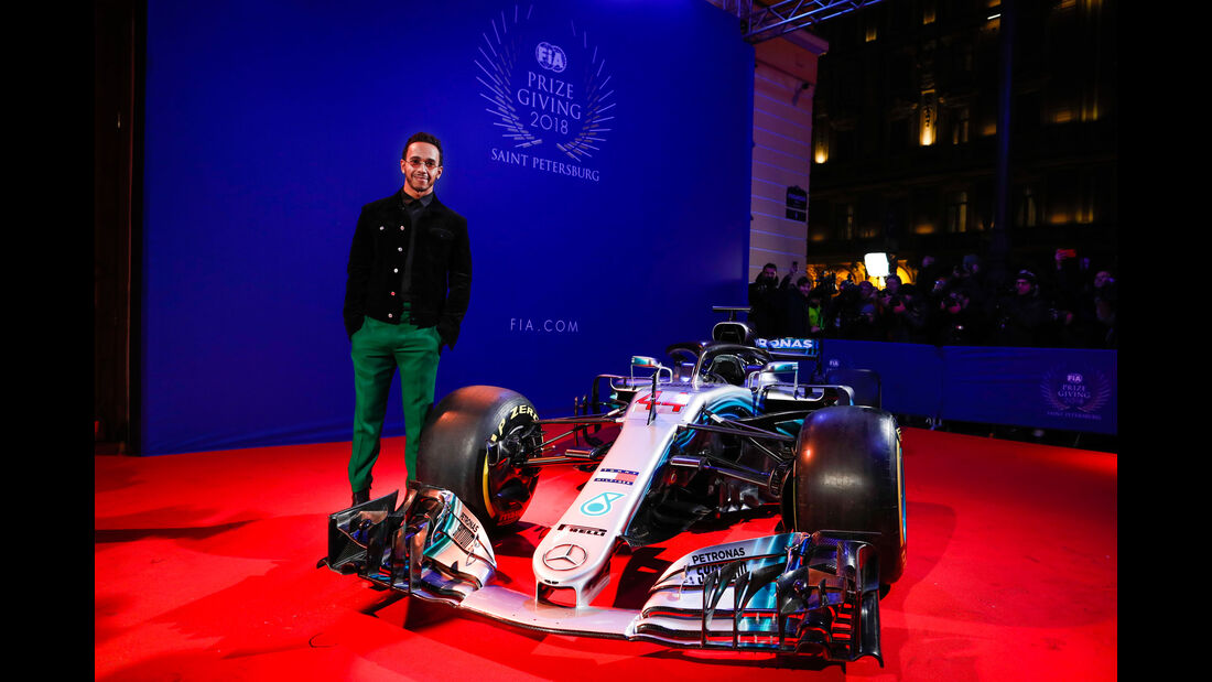Lewis Hamilton - Mercedes - FIA - Preisverleihung - St. Petersburg