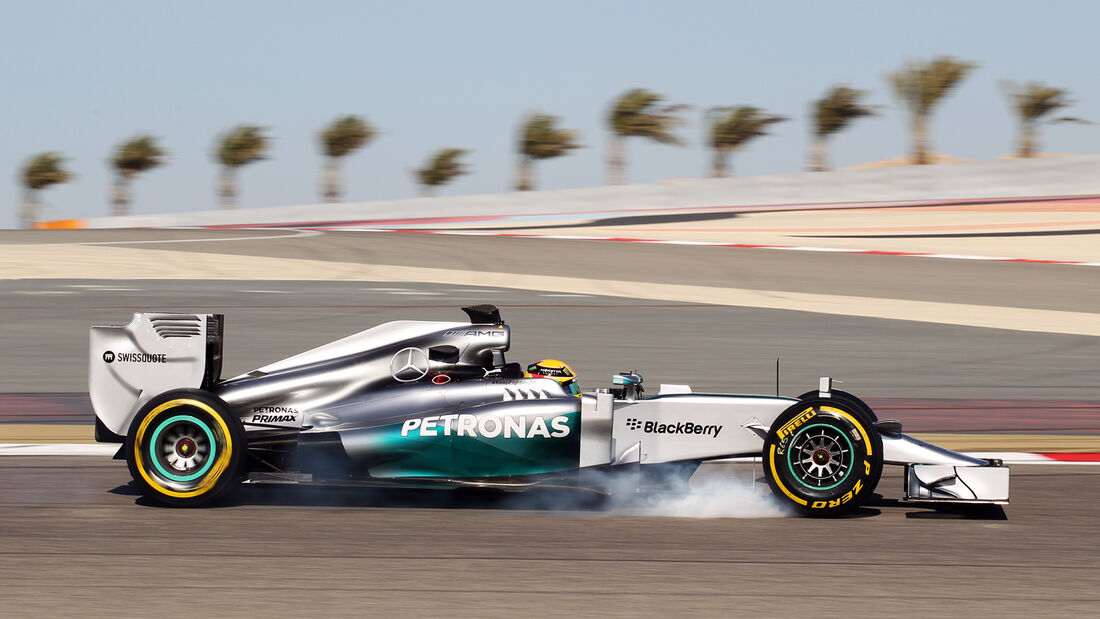 Lewis Hamilton - Mercedes - Formel 1 - Bahrain - Test - 2. März 2014