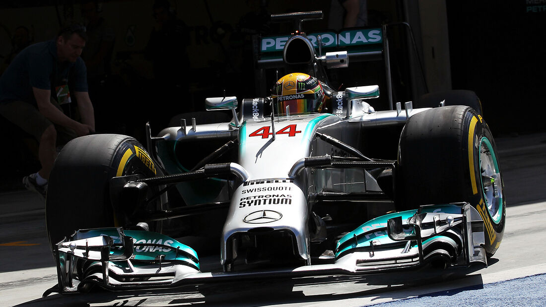Lewis Hamilton - Mercedes - Formel 1- Bahrain - Test - 21. Februar 2014