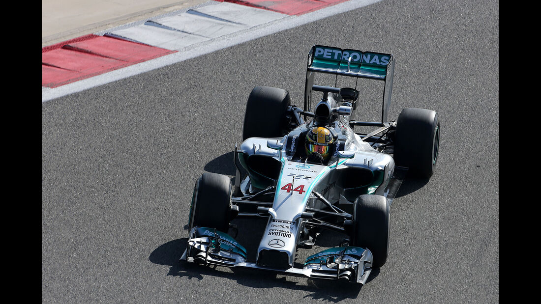 Lewis Hamilton - Mercedes - Formel 1 - Bahrain - Test - 21. Februar 2014
