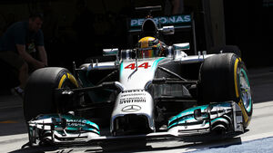 Lewis Hamilton - Mercedes - Formel 1- Bahrain - Test - 21. Februar 2014