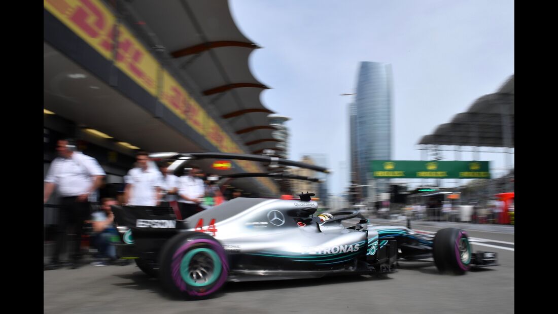 Lewis Hamilton - Mercedes - Formel 1 - GP Aserbaidschan - 27. April 2018