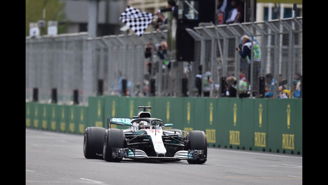 Lewis Hamilton - Mercedes - Formel 1 - GP Aserbaidschan - 29. April 2018