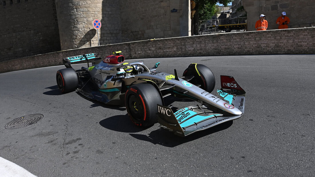 Lewis Hamilton - Mercedes - Formel 1 - GP Aserbaidschan - Baku - 10. Juni 2022