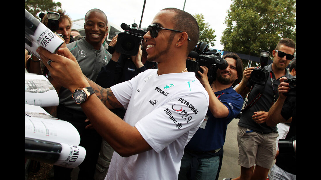 Lewis Hamilton - Mercedes - Formel 1 - GP Australien - 14. März 2013