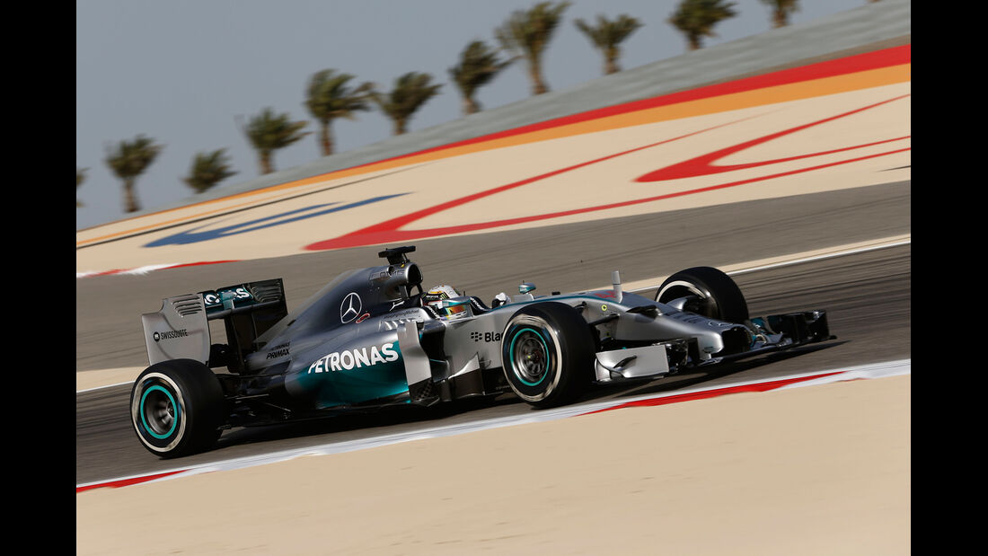 Lewis Hamilton - Mercedes - Formel 1 - GP Bahrain - Sakhir - 5. April 2014