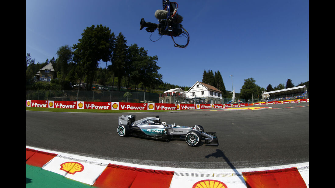 Lewis Hamilton - Mercedes - Formel 1 - GP Belgien - Spa-Francorchamps - 21. August 2015