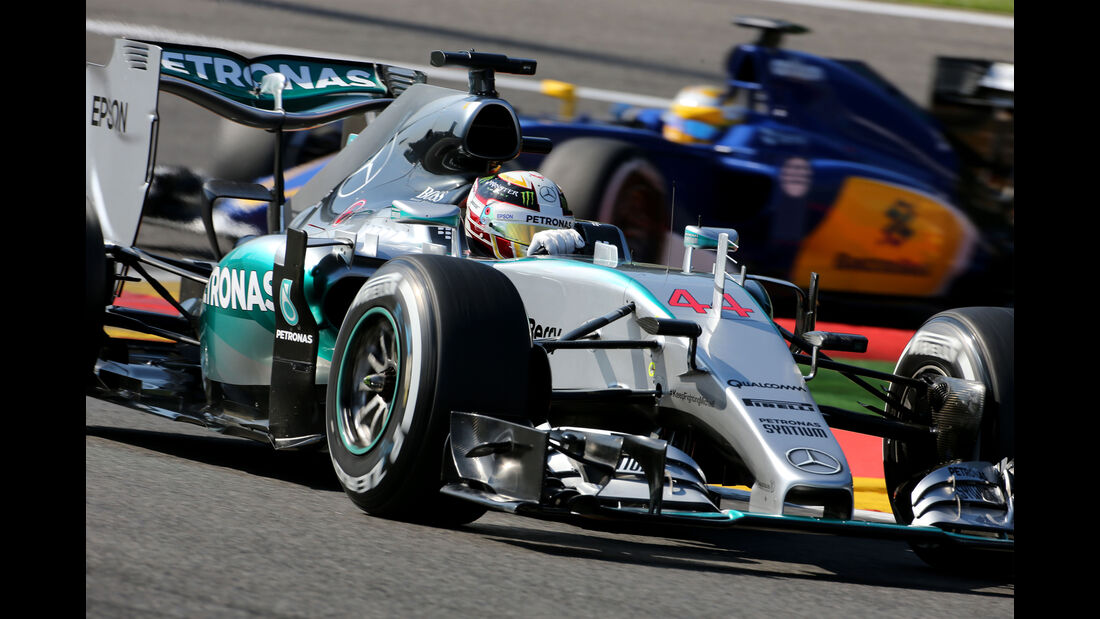 Lewis Hamilton - Mercedes - Formel 1 - GP Belgien - Spa-Francorchamps - 22. August 2015
