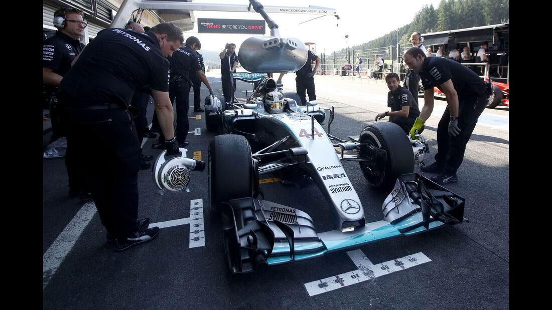 Lewis Hamilton - Mercedes - Formel 1 - GP Belgien - Spa-Francorchamps - 22. August 2015