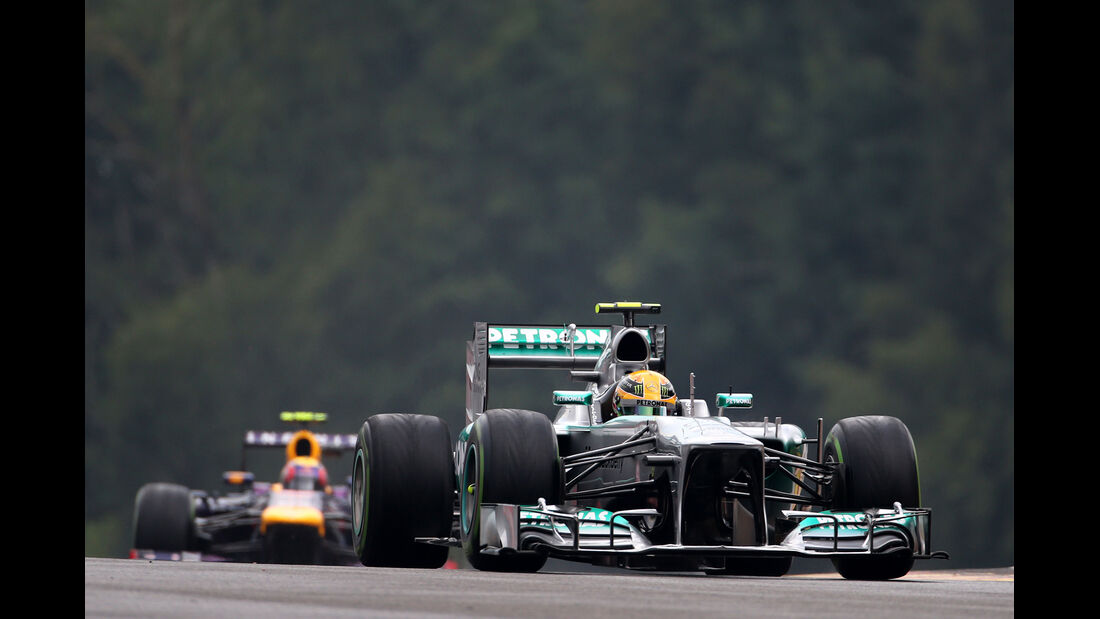 Lewis Hamilton - Mercedes - Formel 1 - GP Belgien - Spa Francorchamps - 23. August 2013
