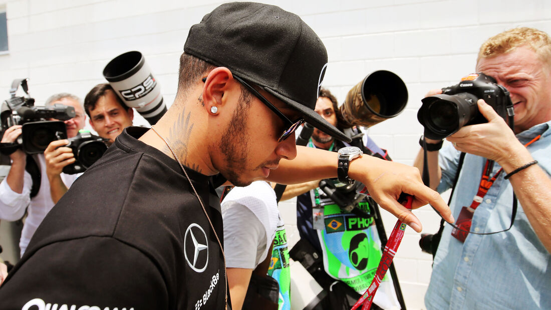 Lewis Hamilton - Mercedes - Formel 1 - GP Brasilien- 12. November 2015