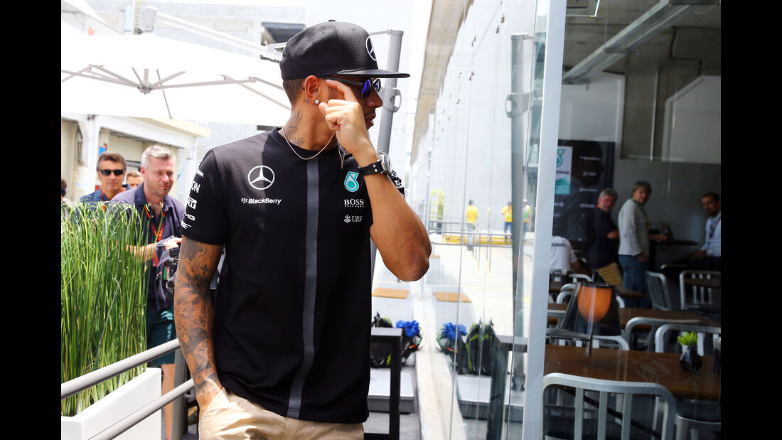 Lewis Hamilton - Mercedes - Formel 1 - GP Brasilien- 12. November 2015