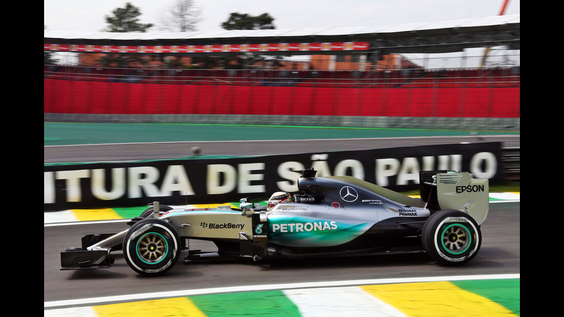 Lewis Hamilton - Mercedes - Formel 1 - GP Brasilien- 13. November 2015