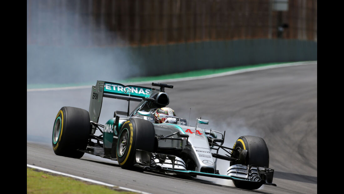 Lewis Hamilton - Mercedes - Formel 1 - GP Brasilien- 15. November 2015
