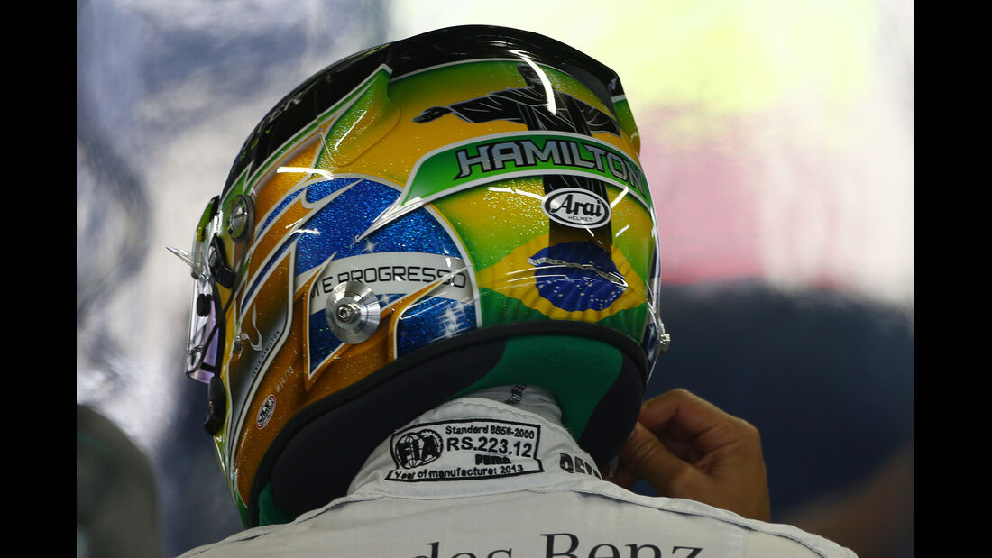 Lewis Hamilton - Mercedes- Formel 1 - GP Brasilien - 22. November 2013