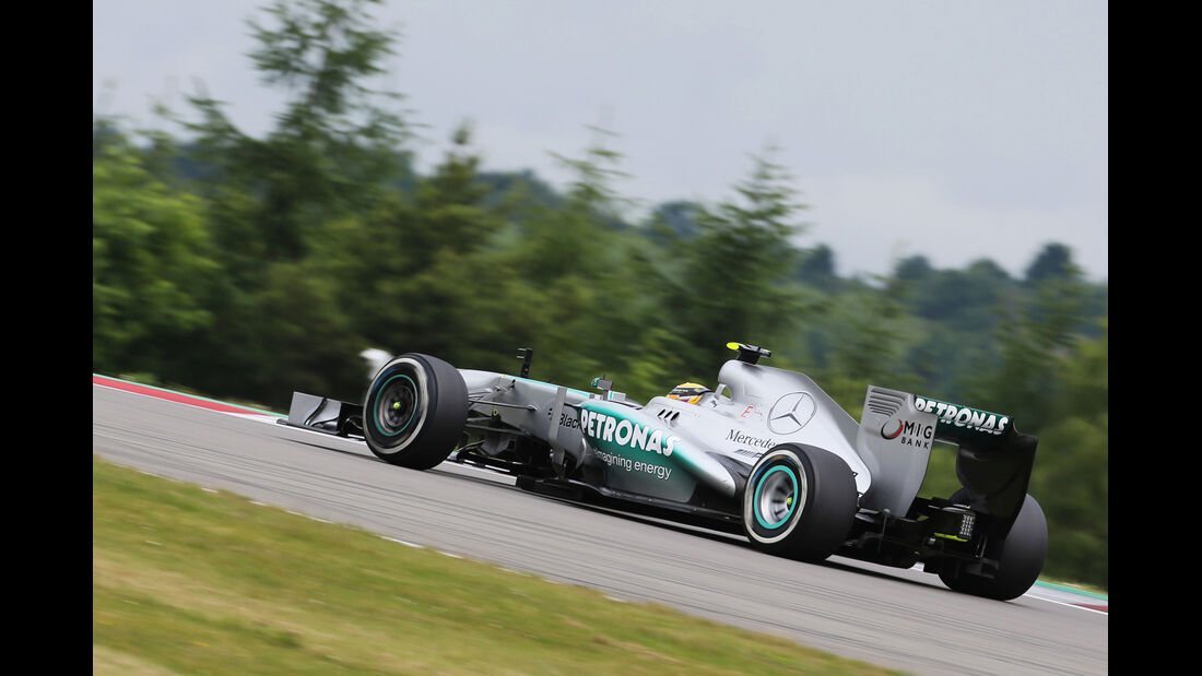 Lewis Hamilton - Mercedes - Formel 1 - GP Deuschland - 5. Juli 2013