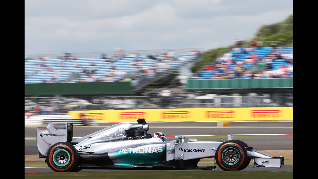 Lewis Hamilton - Mercedes - Formel 1 - GP England  - Silverstone - 4. Juli 2014