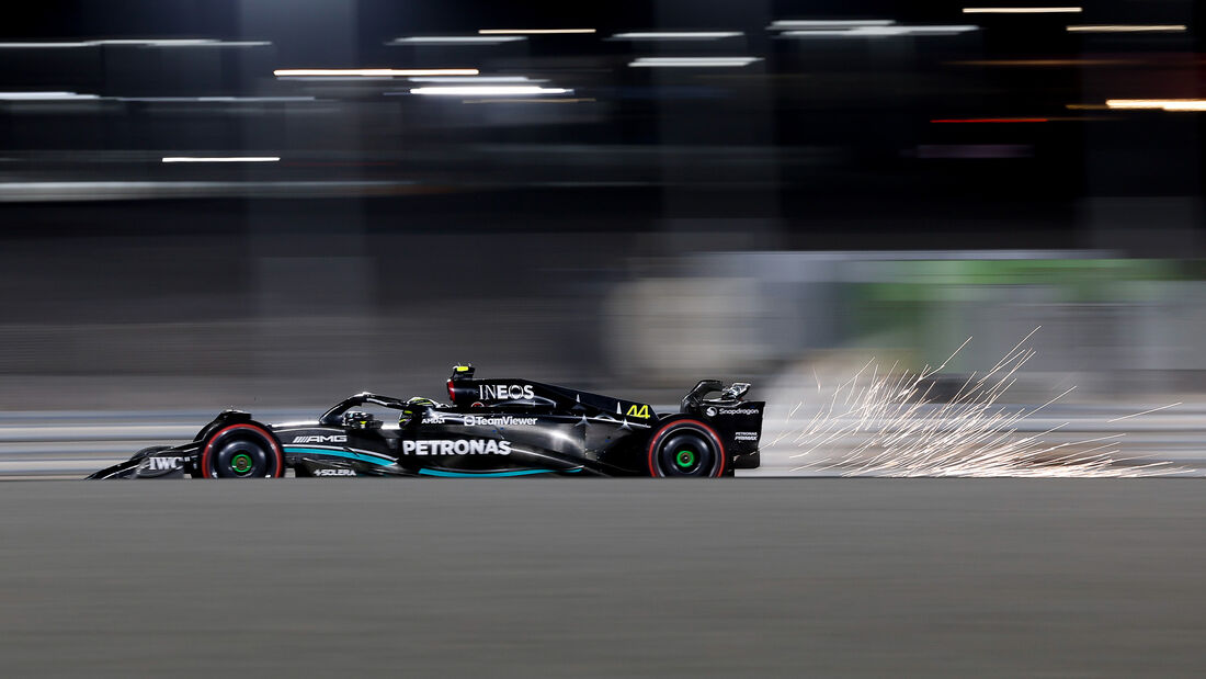 Lewis Hamilton - Mercedes - Formel 1 - GP Katar - Losail - 6. Oktober 2023