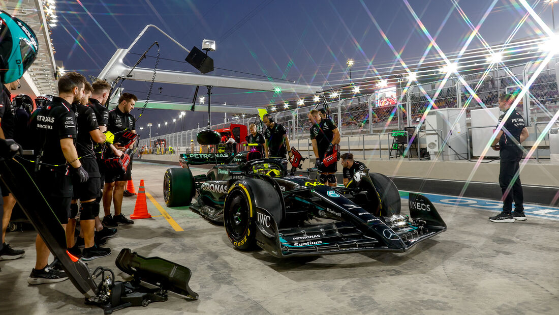 Lewis Hamilton - Mercedes - Formel 1 - GP Katar - Losail - 6. Oktober 2023