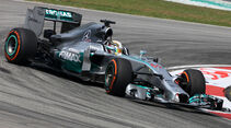 Lewis Hamilton - Mercedes - Formel 1 - GP Malaysia - Sepang - 28. März 2014