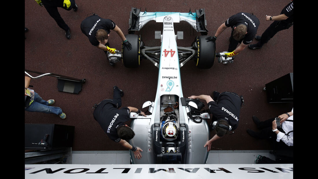 Lewis Hamilton - Mercedes - Formel 1 - GP Monaco - Samstag- 23. Mai 2015