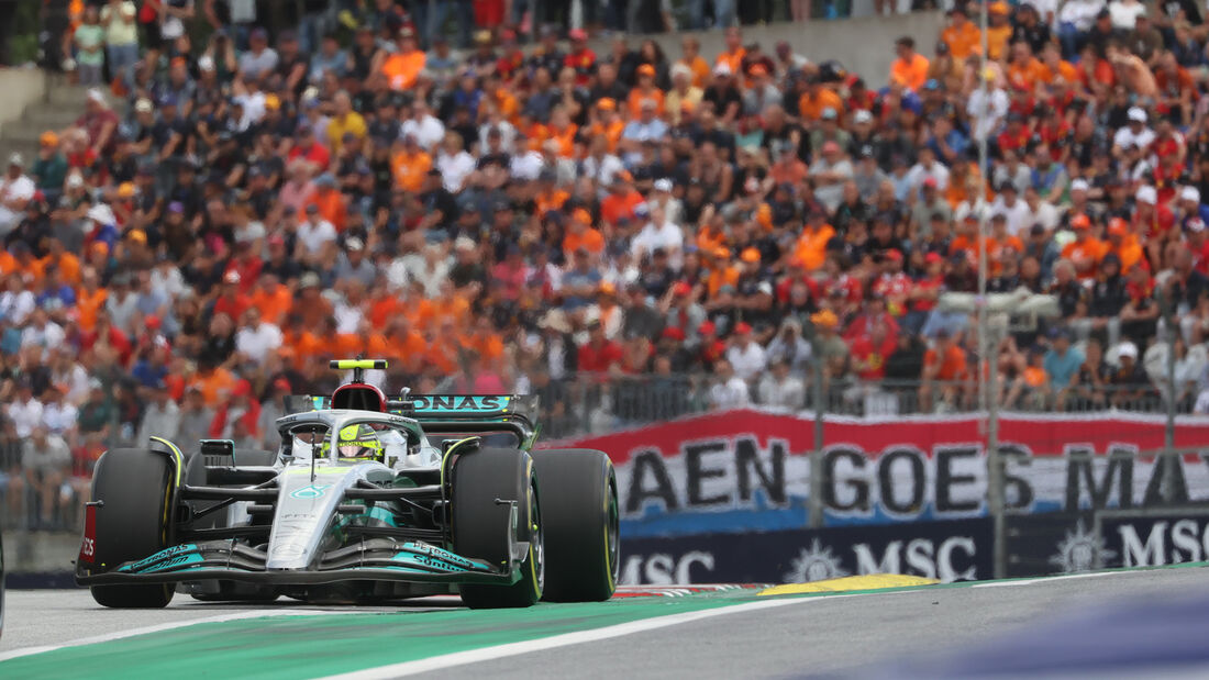 Lewis Hamilton - Mercedes - Formel 1 - GP Österreich 2022 - Spielberg - Rennen