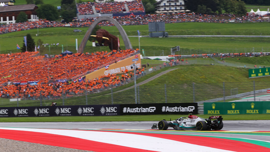 Lewis Hamilton - Mercedes - Formel 1 - GP Österreich 2022 - Spielberg - Rennen