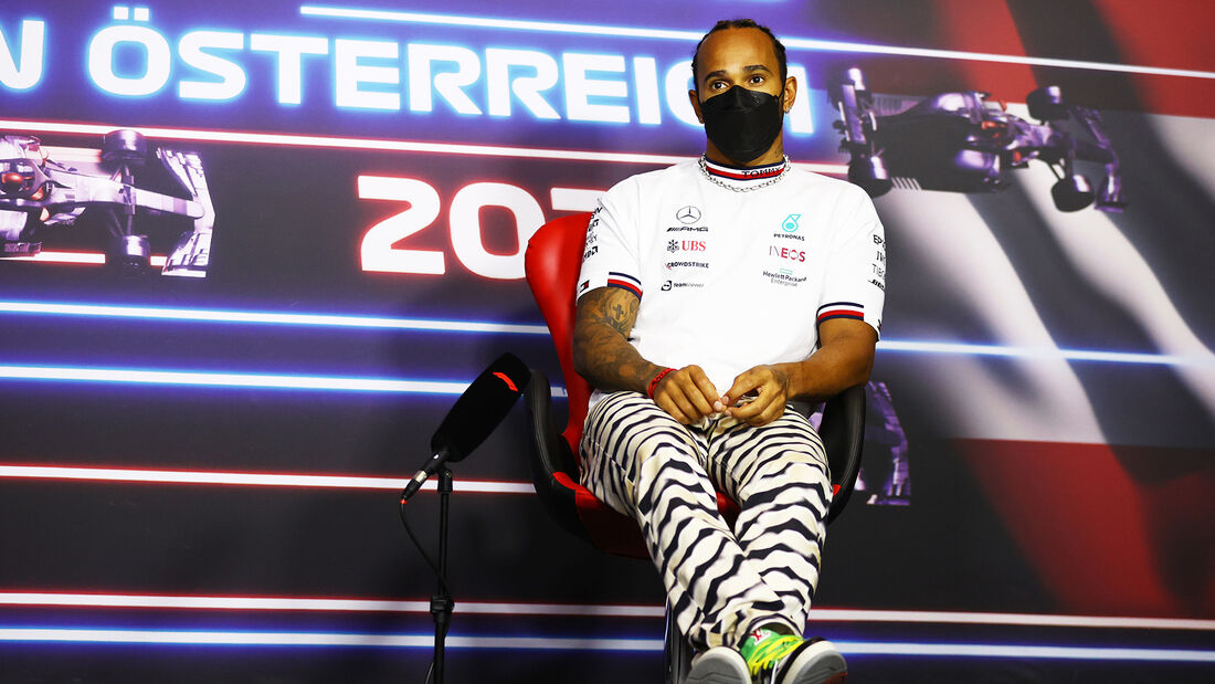 Lewis Hamilton - Mercedes - Formel 1 - GP Österreich - Spielberg - Donnerstag - 1.7.2021