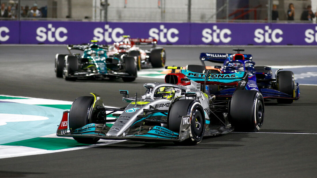Lewis Hamilton - Mercedes - Formel 1 - GP Saudi Arabien 2022 - Rennen