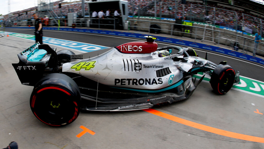Lewis Hamilton - Mercedes - Formel 1 - GP Ungarn - Budapest - 29. Juli 2022