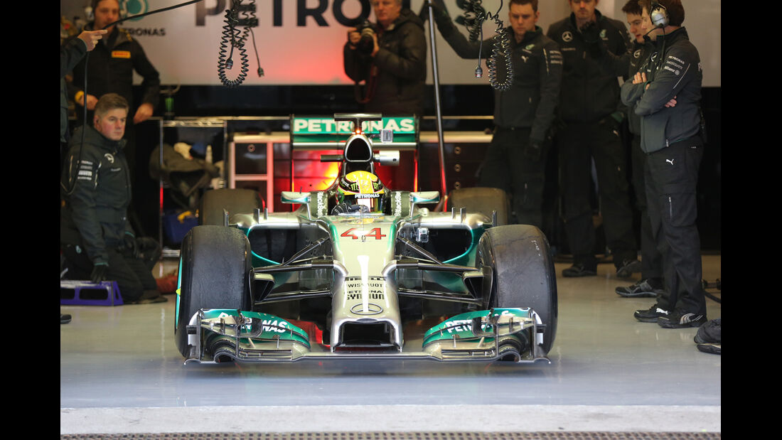 Lewis Hamilton - Mercedes - Formel 1 - Jerez - Test - 30. Januar 2014