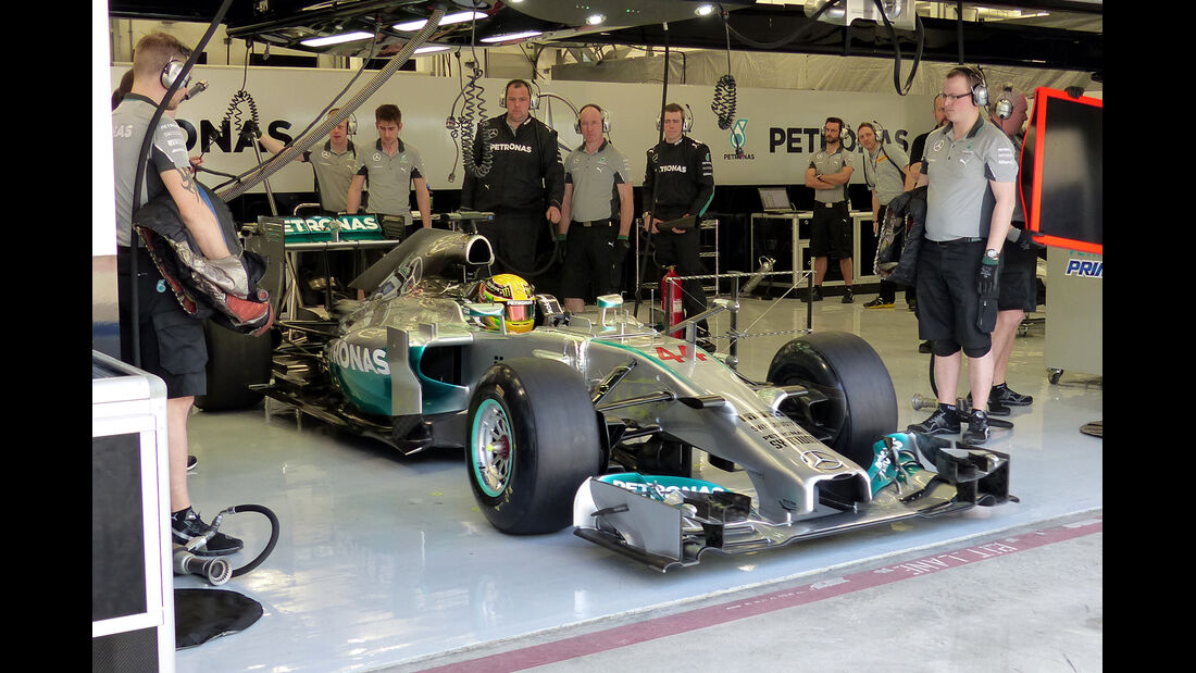 Lewis Hamilton - Mercedes - Formel 1 - Test - Bahrain - 19. Februar 2014