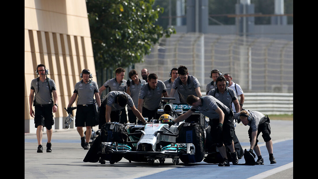 Lewis Hamilton - Mercedes - Formel 1 - Test - Bahrain - 28. Februar 2014 