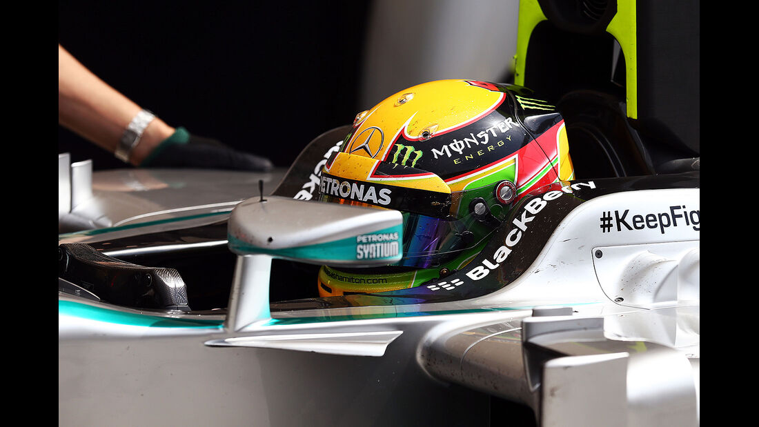 Lewis Hamilton - Mercedes - Formel 1 - Test - Bahrain - 28. Februar 2014