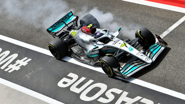Lewis Hamilton - Mercedes - Formel 1 - Test Bahrain - Tag 3 - 12. März 2022