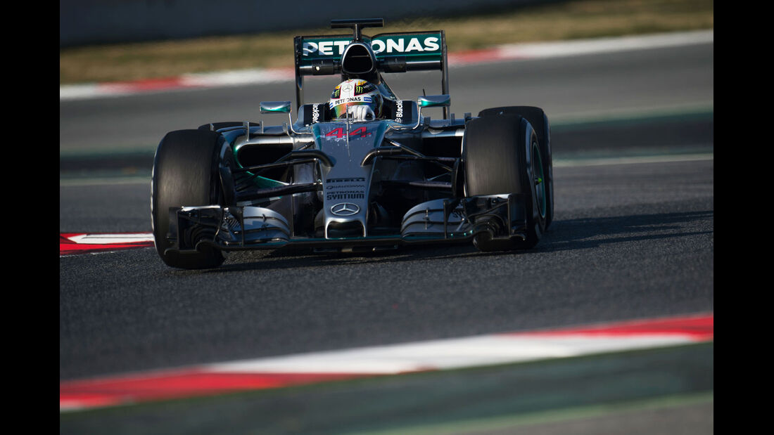 Lewis Hamilton - Mercedes - Formel 1-Test - Barcelona - 19. Februar 2015