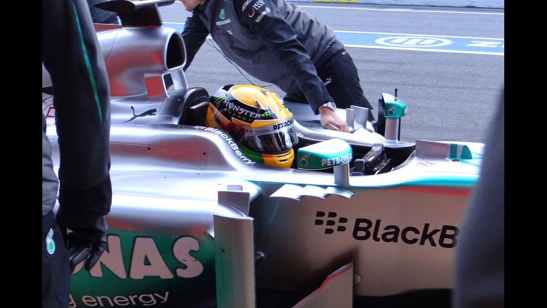 Lewis Hamilton - Mercedes - Formel 1 - Test - Barcelona - 2. März 2013