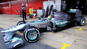 Lewis Hamilton - Mercedes - Formel 1 - Test - Barcelona - 2. März 2013