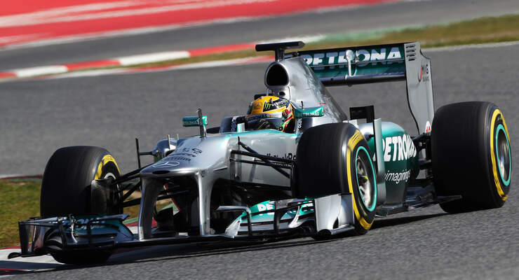 Lewis Hamilton - Mercedes - Formel 1 - Test - Barcelona - 2. März 2013