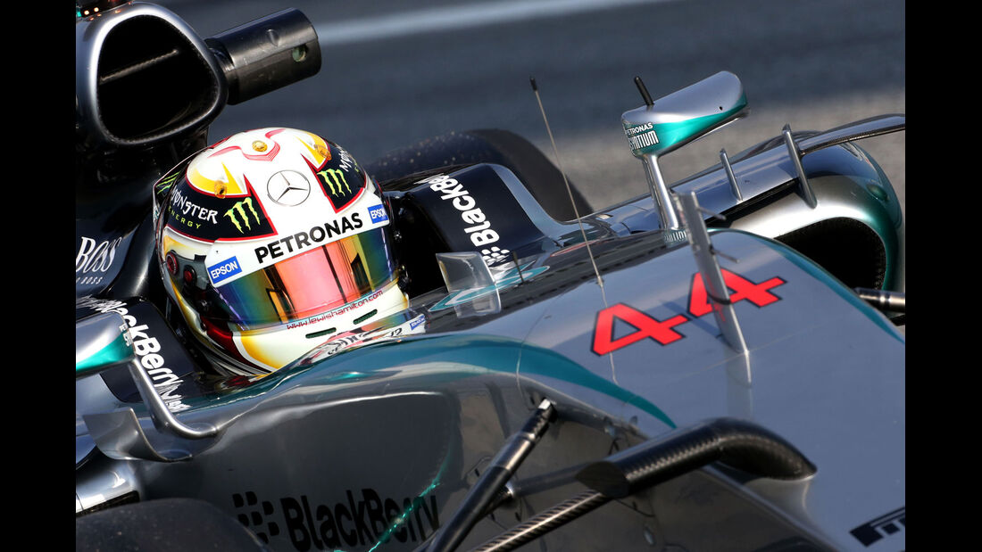 Lewis Hamilton - Mercedes - Formel 1-Test - Barcelona - 20. Februar 2015