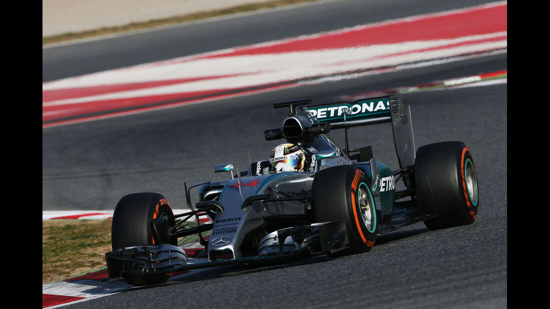 Lewis Hamilton - Mercedes - Formel 1-Test - Barcelona - 20. Februar 2015